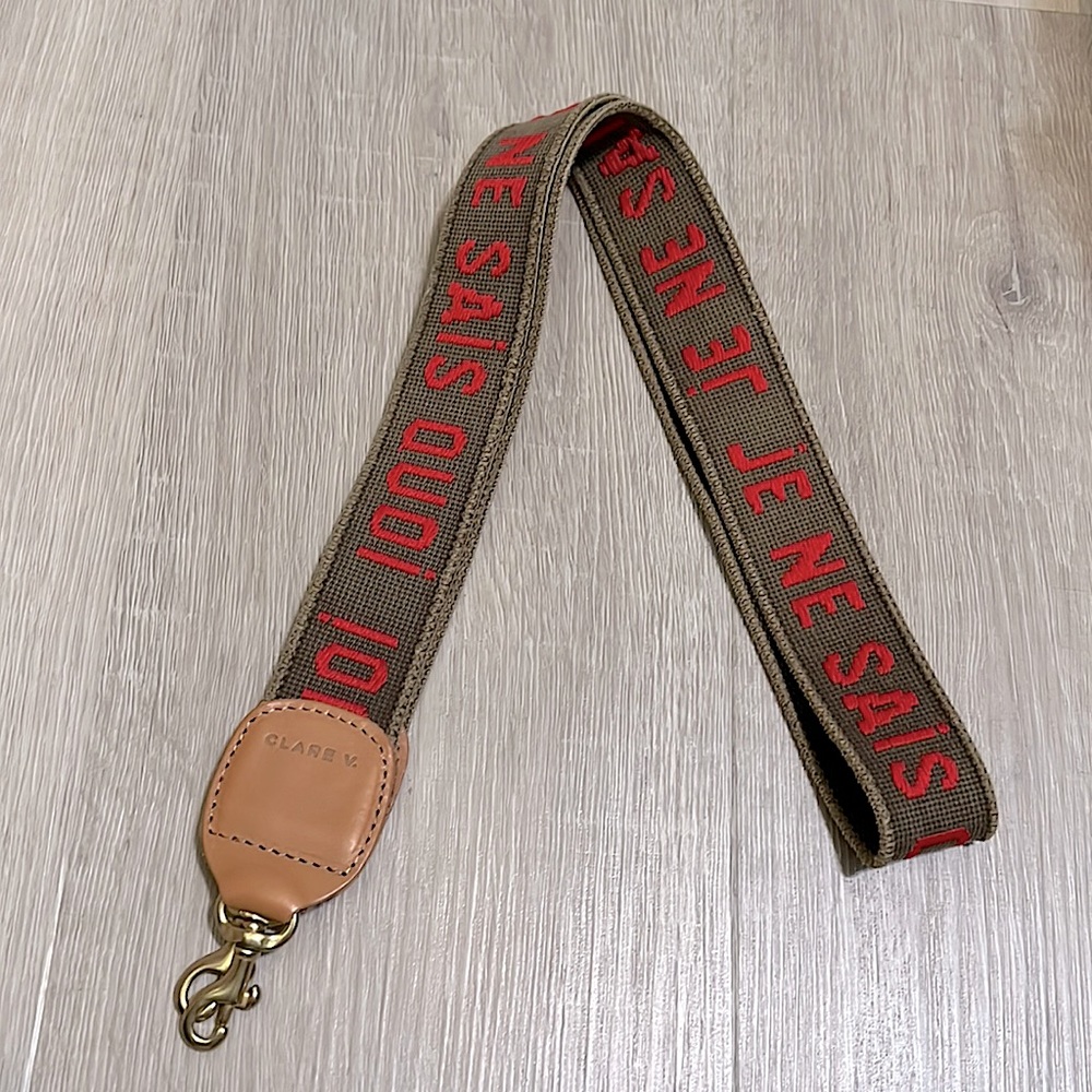 Clare V crossbody strap